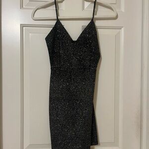 Windsor XS Sparkly Black Mini Dress!